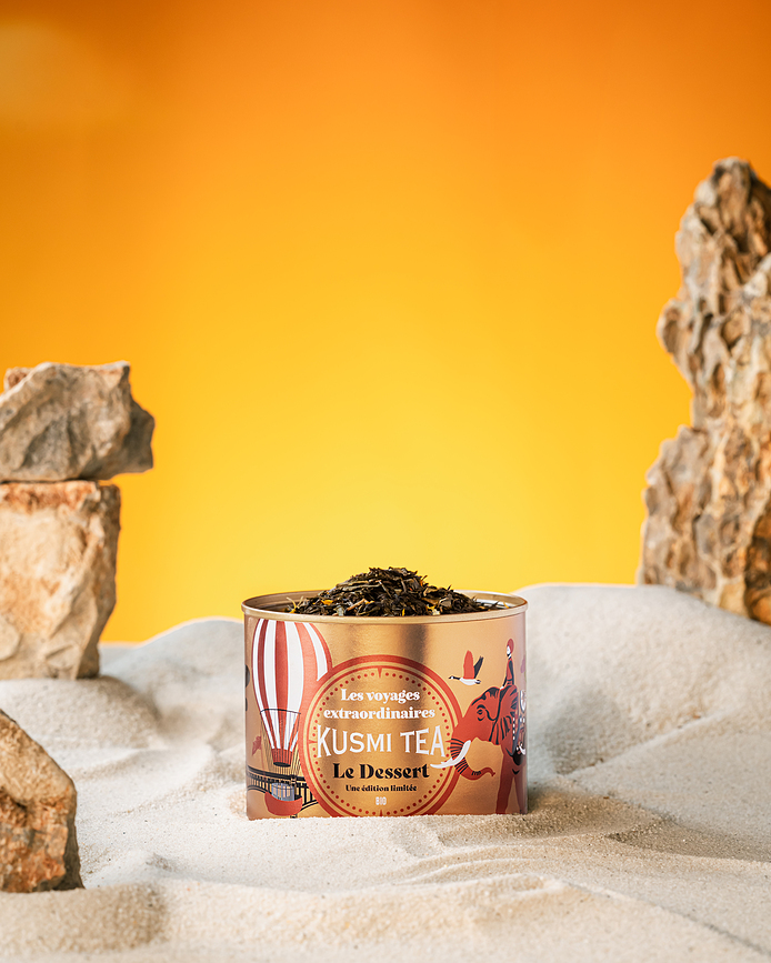 Le Dessert Thé Vert biologique, 90 g, édition spéciale, en boîte dorée