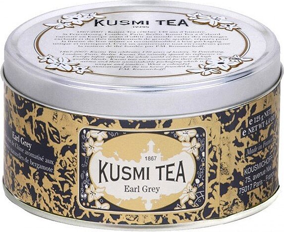 Melnā tēja Kusmi Earl Grey