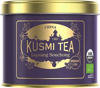 Melnā tēja Organic Lapsang Souchong skārdene 90 g