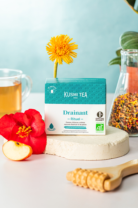 Organic Draining Ritual Thé bio, 100 g, en boîte