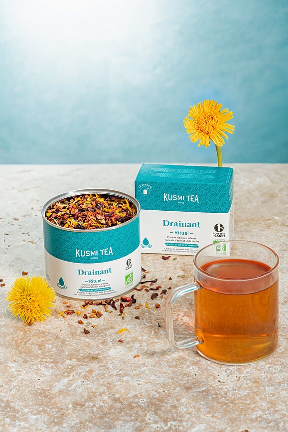 Organic Draining Ritual Thé bio, 100 g, en boîte