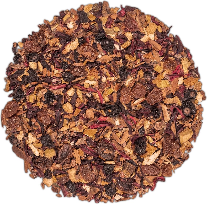 Organic Glögg Tisane bio, sans caféine, à l'orange, en sachets de mousseline, Lot de 20