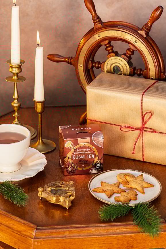 Organic Glögg Tisane bio, sans caféine, à l'orange, en sachets de mousseline, Lot de 20