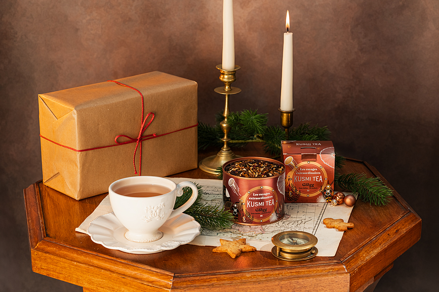 Organic Glögg Zeliščni čaj bio, pomarančni, brezkofeinski, v muslin vrečkah, 20 kosov