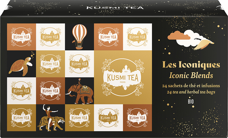 Organic Iconic Blends Set čajev, ekološki, v vrečkah, 24 kosov
