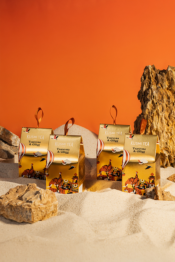 Organic Miniatures Set Čajeva Tsarevna & Glögg organski zlatni