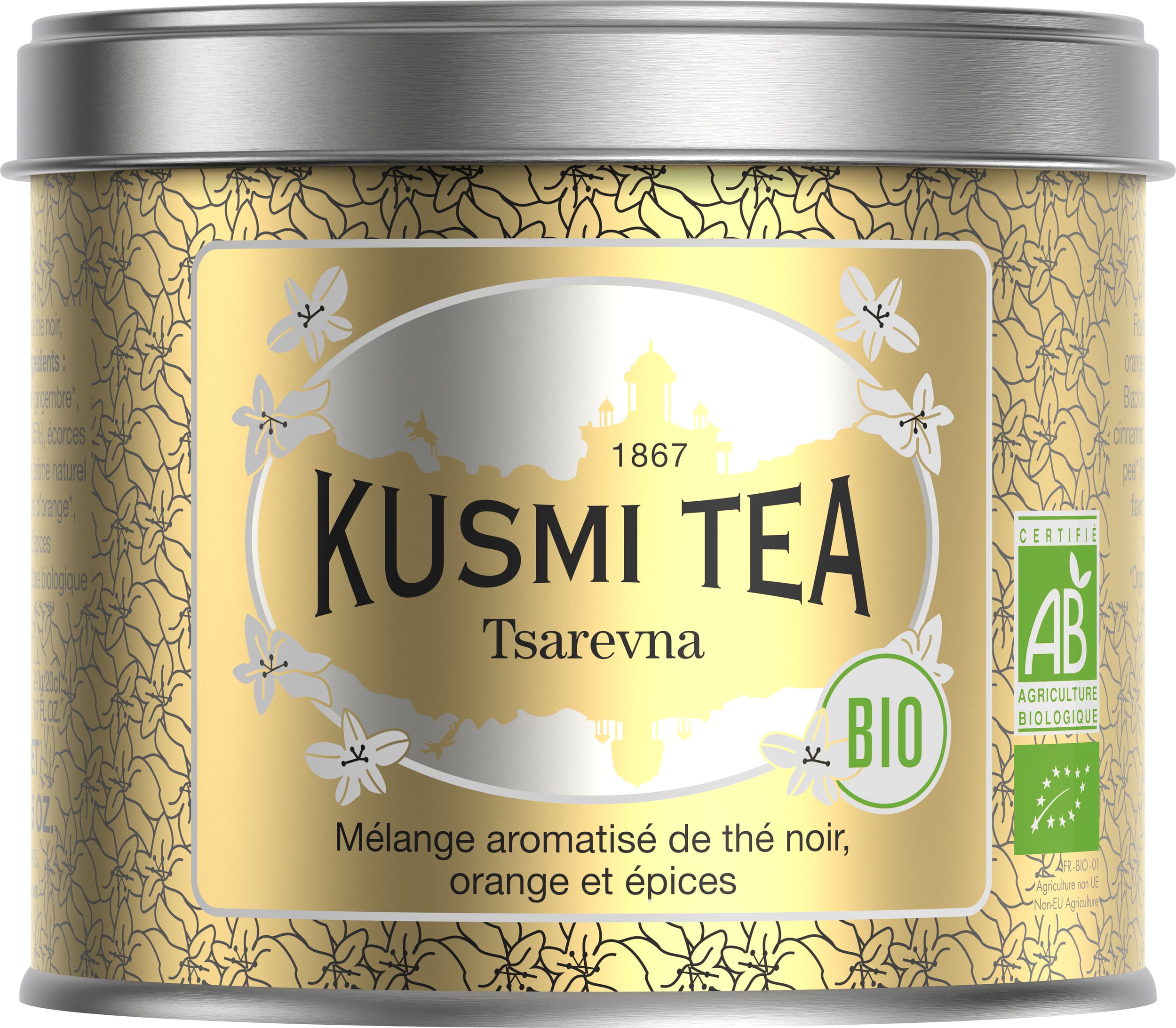 Organic Tsarevna Bio-Schwarztee Dose 100 g