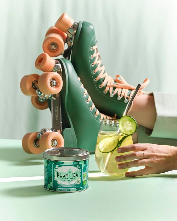 Organski Zeleni Čaj Krastavac-Menta muslin vrećice 20 kom.