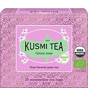 Rose Green tea in muslin tea bags 20 pcs
