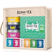 Set de ceaiuri Kusmi Travel cu accesoriu pentru infuzat