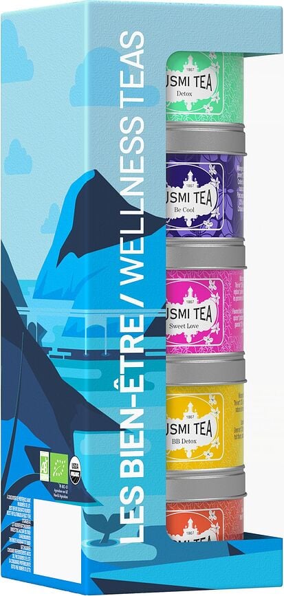 Set de Thés Bien-être bio, Lot de 5
