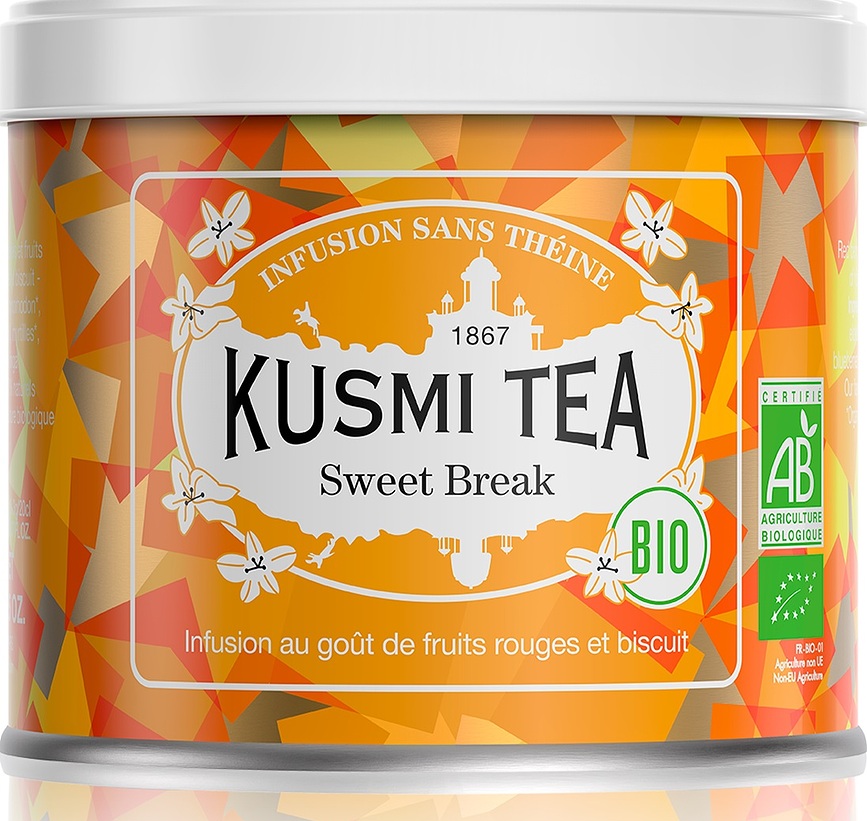 Sweet Break konzervdoboz Bio tea 100 g