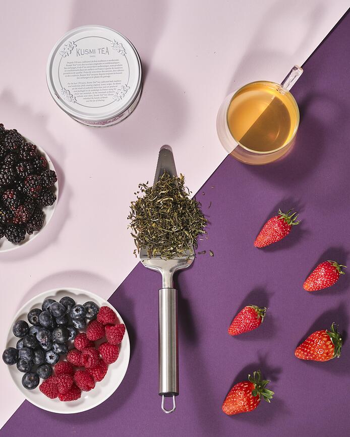 Té Blanco ecológico Bayas Blancas, 90 g, en lata