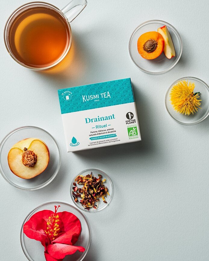 Té bio Organic Draining Ritual, 100 g, en lata