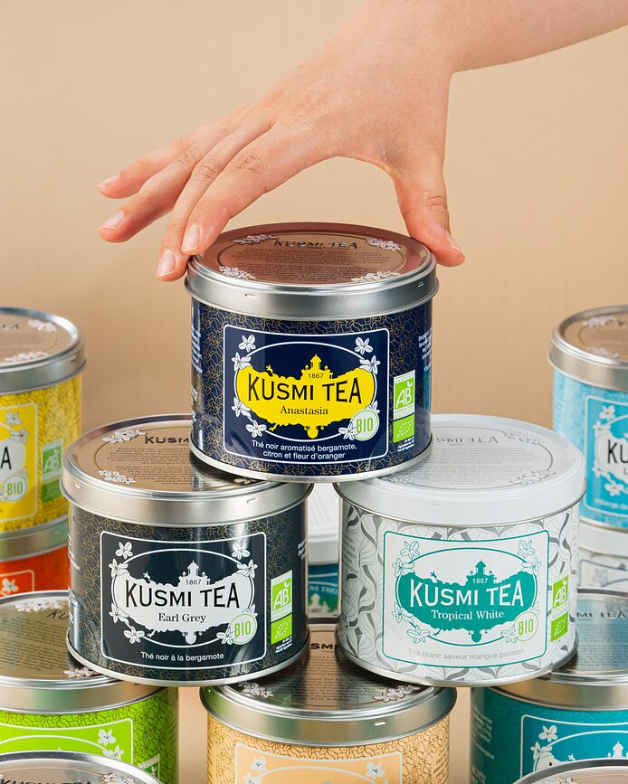 Té negro Anastasia, 100 g, en lata