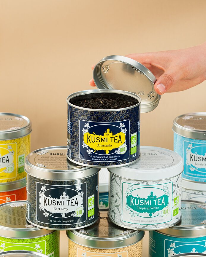 Té negro Anastasia, 100 g, en lata