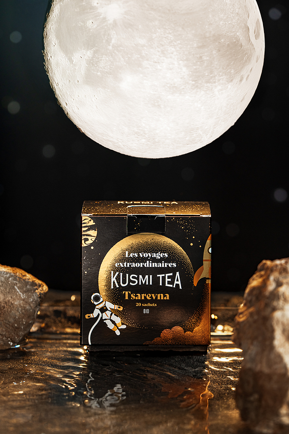 Té Negro orgánico Tsarevna en lata, 120 g, edición limitada