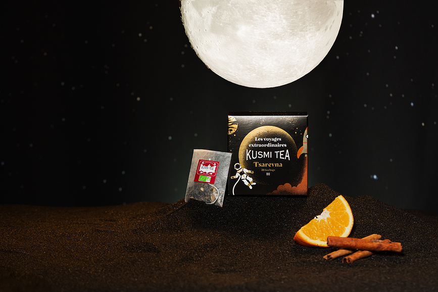 Té Negro orgánico Tsarevna en lata, 120 g, edición limitada