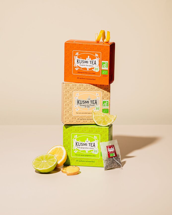 Té Negro English Breakfast, en bolsitas de muselina, 20 unidades