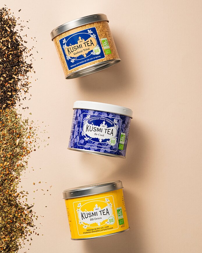 Té Negro ecológico Kashmir Tchai, en bolsitas de muselina, 20 unidades