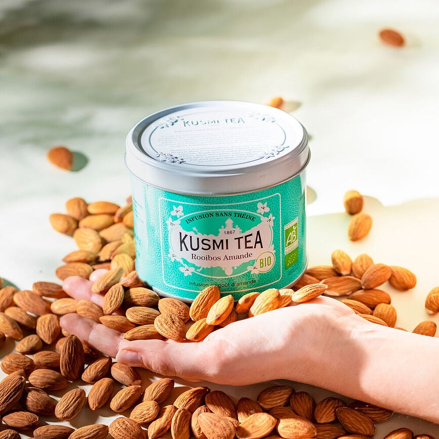Infusión ecológica Rooibos, sabor almendra, 20 bolsitas