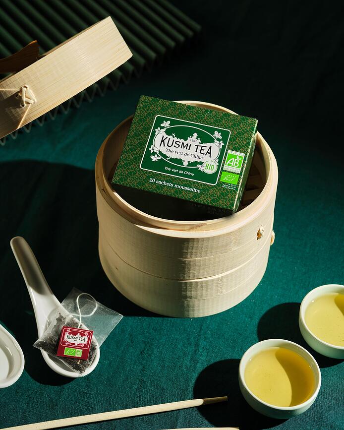 Té Verde Chino ecológico, 100 g, recarga