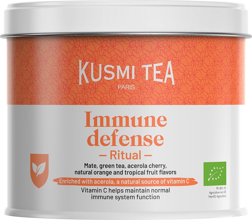 Té verde ecológico Immune Defense, lata de 100 g
