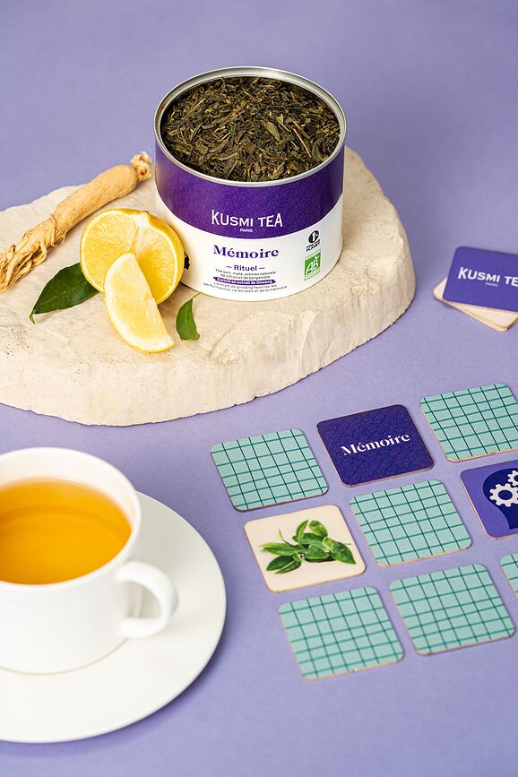 Té verde bio Organic Memory Ritual en bolsitas de muselina, 18 unidades