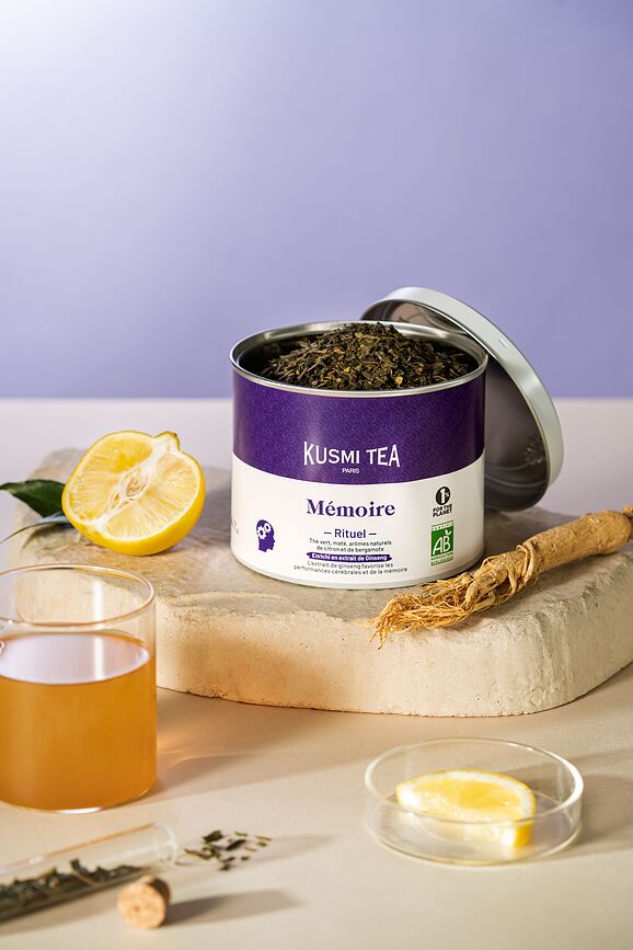 Té verde bio Organic Memory Ritual en bolsitas de muselina, 18 unidades