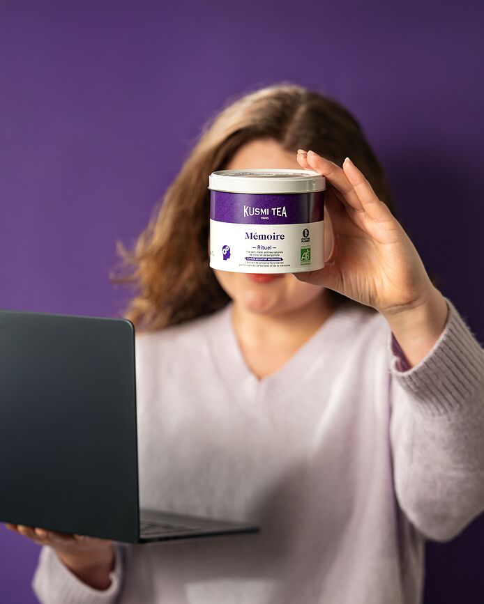 Té verde bio Organic Memory Ritual en bolsitas de muselina, 18 unidades