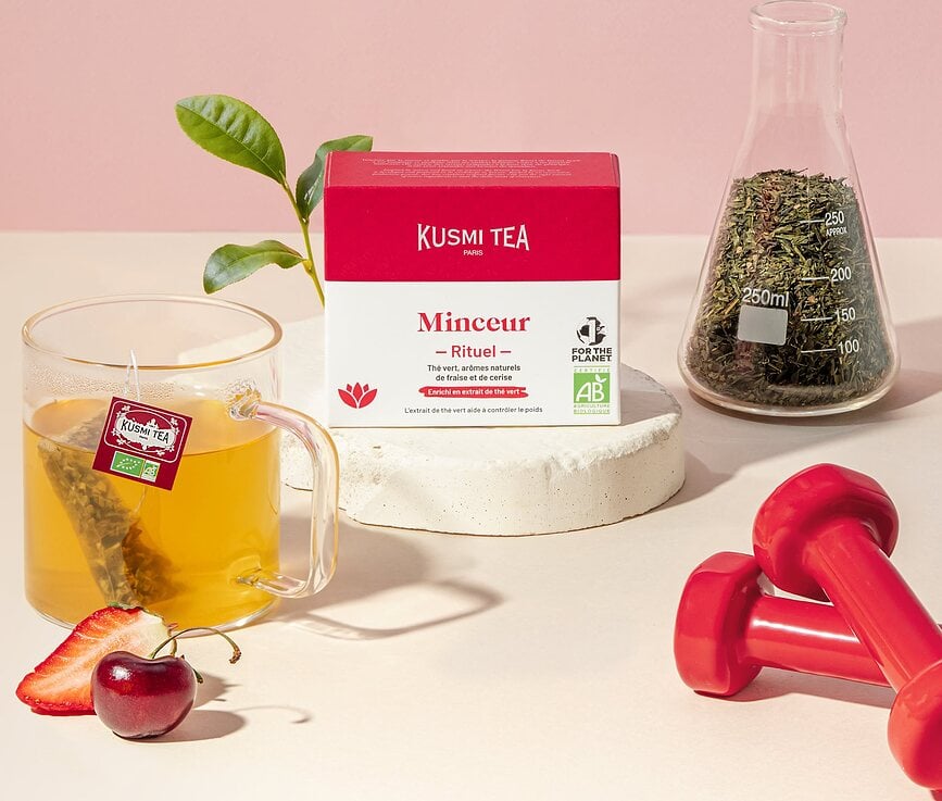 Té Verde orgánico Organic Slim Ritual, en bolsitas de muselina, 18 unidades