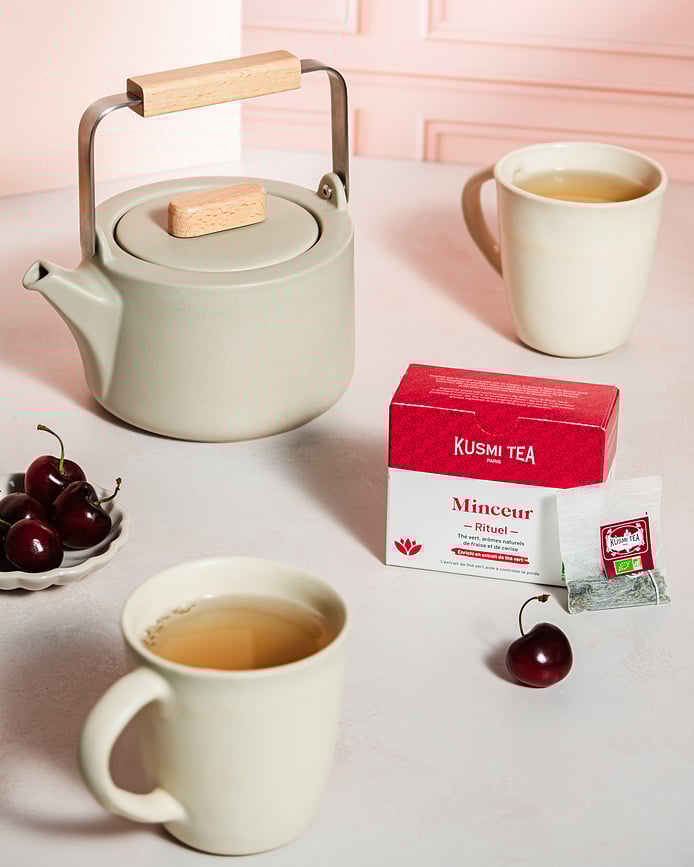 Té Verde orgánico Organic Slim Ritual, en bolsitas de muselina, 18 unidades