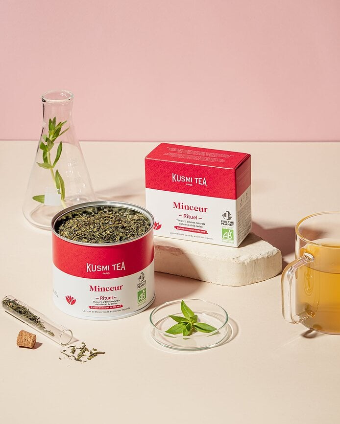 Té Verde orgánico Organic Slim Ritual, en bolsitas de muselina, 18 unidades