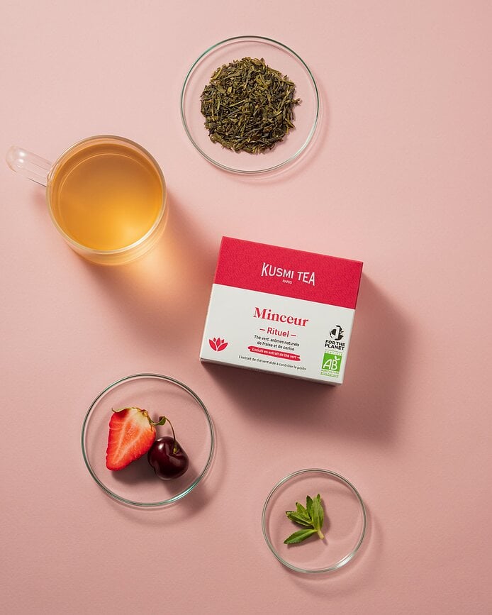 Té Verde orgánico Organic Slim Ritual, en bolsitas de muselina, 18 unidades