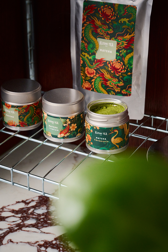 Thé Organic Premium Matcha 30 g, en boîte métallique