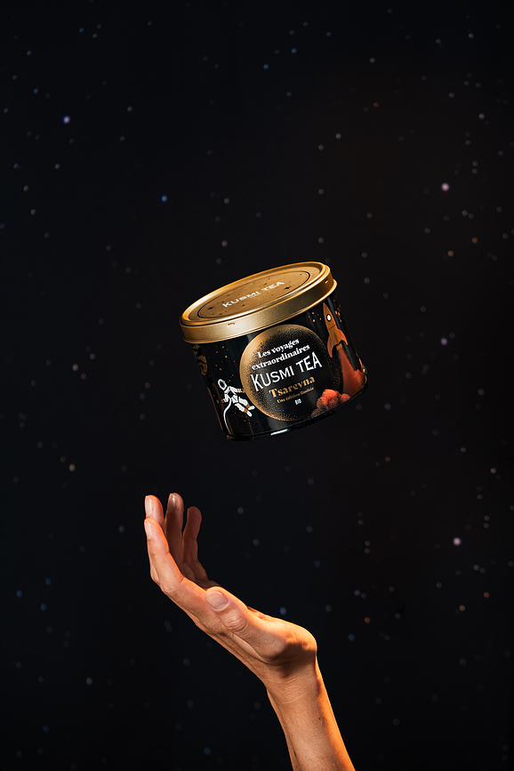 Tsarevna Črni čaj bio, omejena izdaja, v muslin vrečkah, 20 kosov