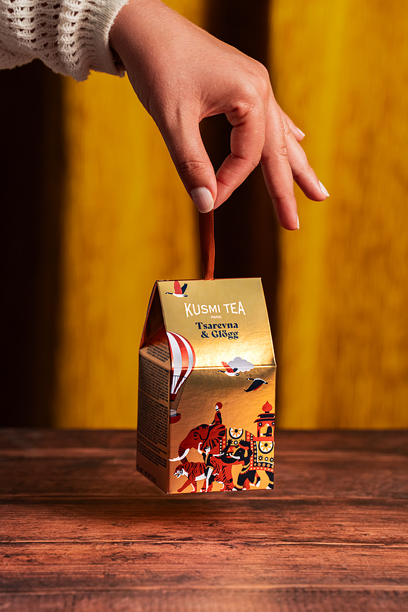 Tsarevna & Glögg Organic Miniatures Σετ Τσαγιών, βιολογικά, χρυσό