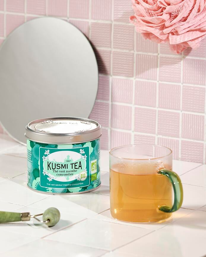 Bio Zeleni čaj Kumara-Meta, v muslin vrečkah, 20 kosov