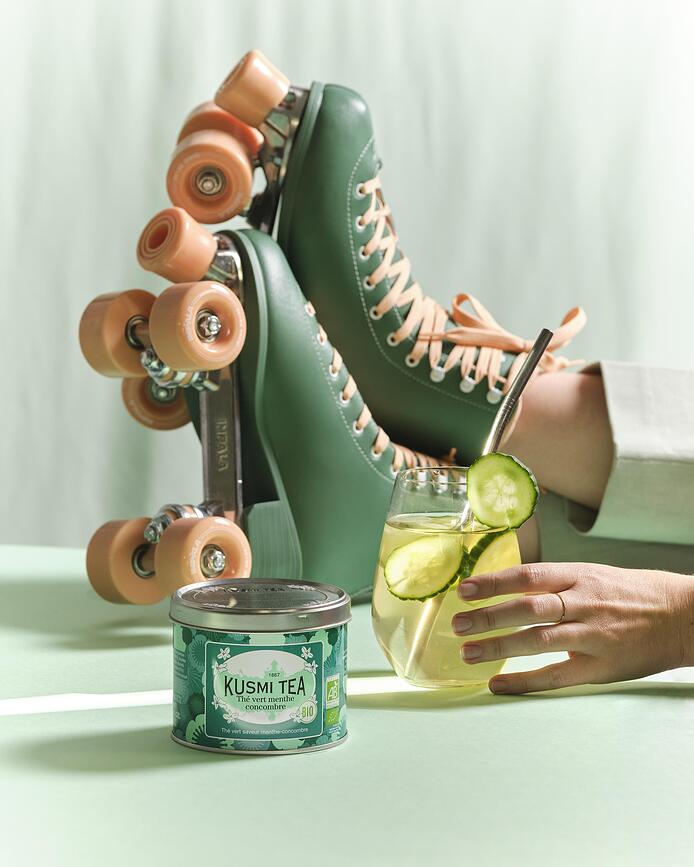 Bio Zeleni čaj Kumara-Meta, v muslin vrečkah, 20 kosov