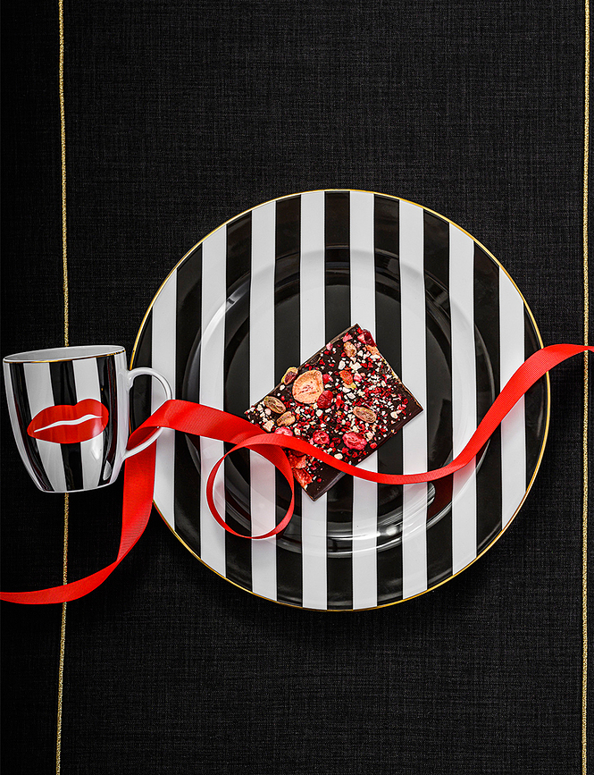 Plato llano Stripes, 32 cm