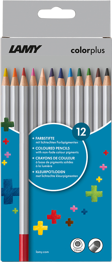 Colourplus värvipliiatsid, 12 tk