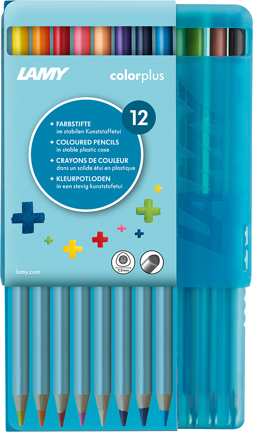 Colourplus Ξυλομπογιές, 12 τμχ