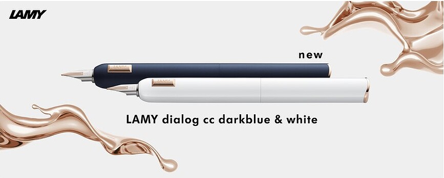 Dialog CC 081 Stylo-Plume Pointe M, blanc