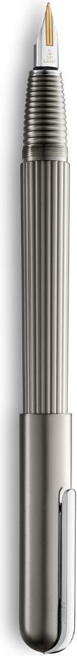 Imporium Füllfederhalter M mattes Titan platinpolierter Clip