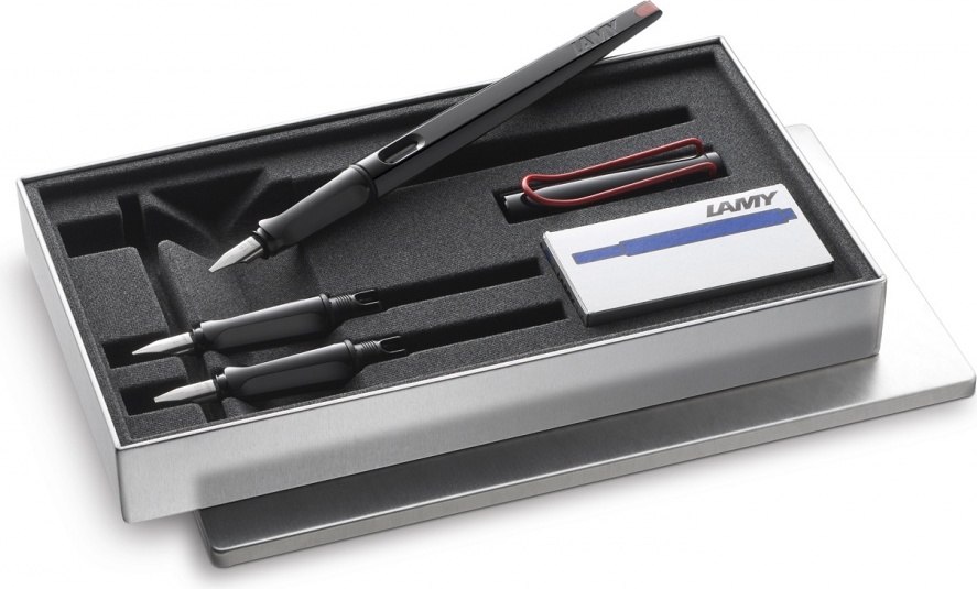 Joy Kalligrafie-Set schwarz im Etui 5 El.