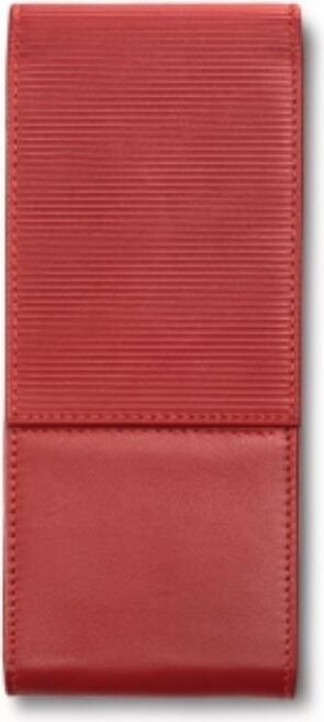 Lamy Etui für Füllfederhalter oder Kugelschreiber gestreift rot mit 3 Trennfächern