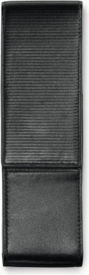 Lamy Etui für Füllfederhalter oder Kugelschreiber gestreift schwarz mit 2 Trennfächern