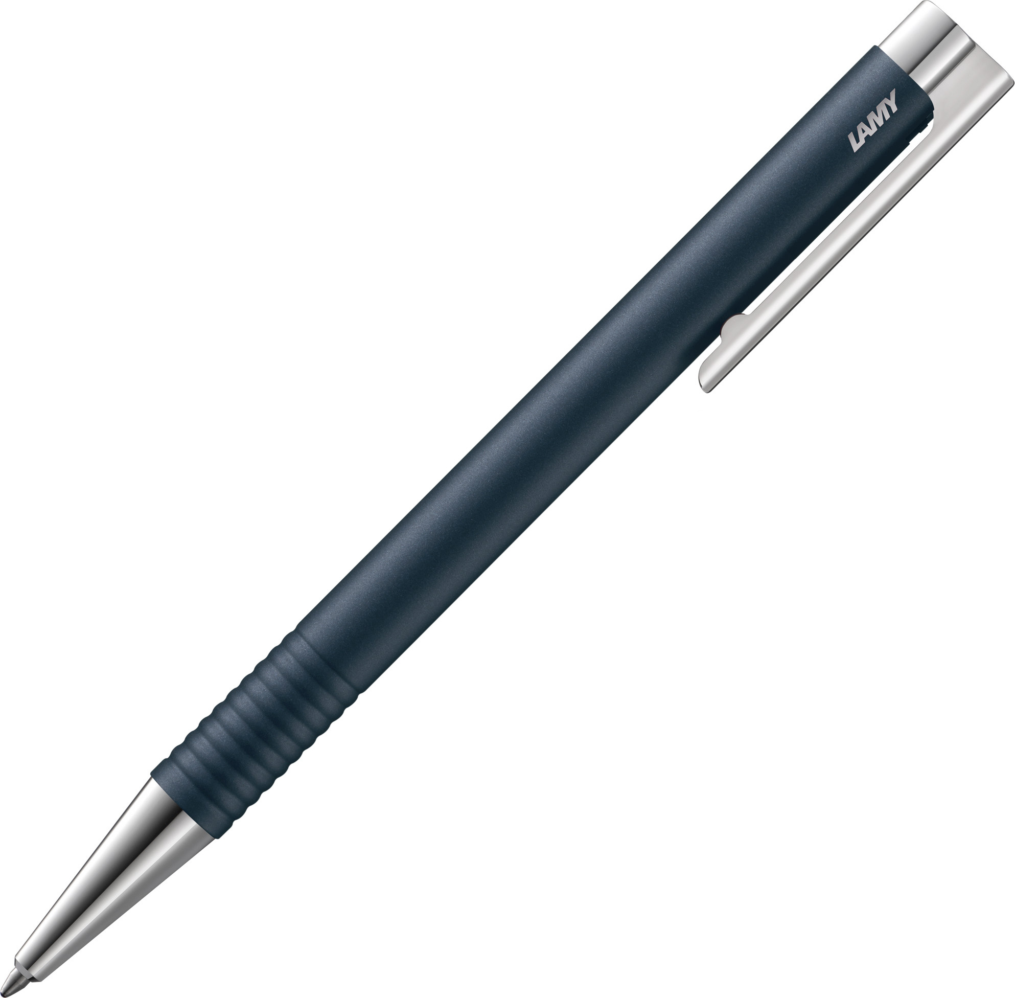 Lamy Logo Lx Kugelschreiber, stahl-schwarz, mit schwarzer Mine