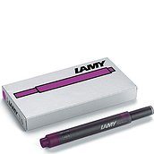 Lamy T10 Fountain pen ink cartridges violet 5 pcs