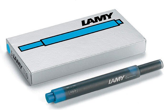 Lamy T10 Φυσίγγια μελάνης, τιρκουάζ, 5 τμχ